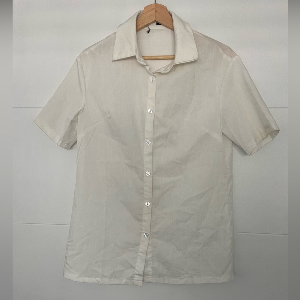 White Bali shirt in XS